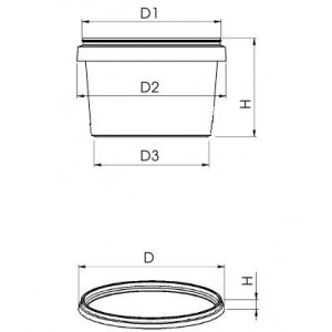 Банка 280 мл с крышкой круглая D=93 H=60